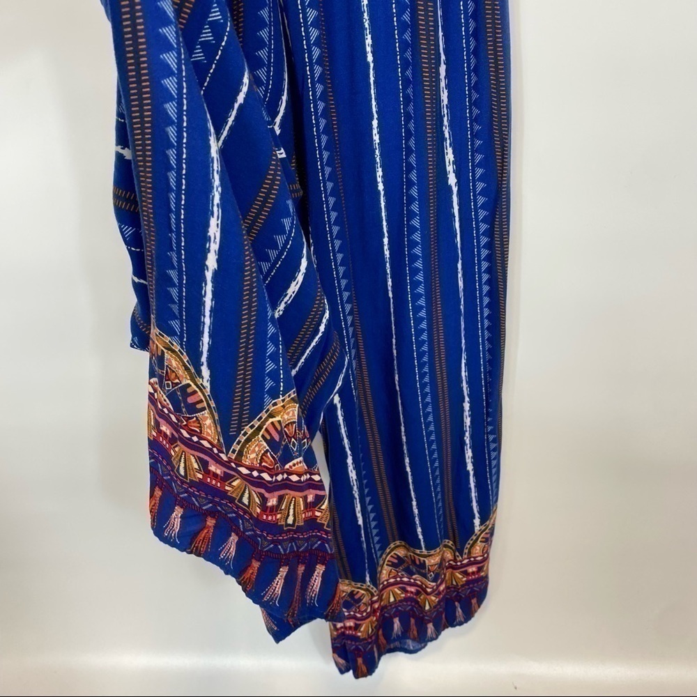 FLYING TOMATO Blue Stripe Jumpsuit - Picture 8 of 10